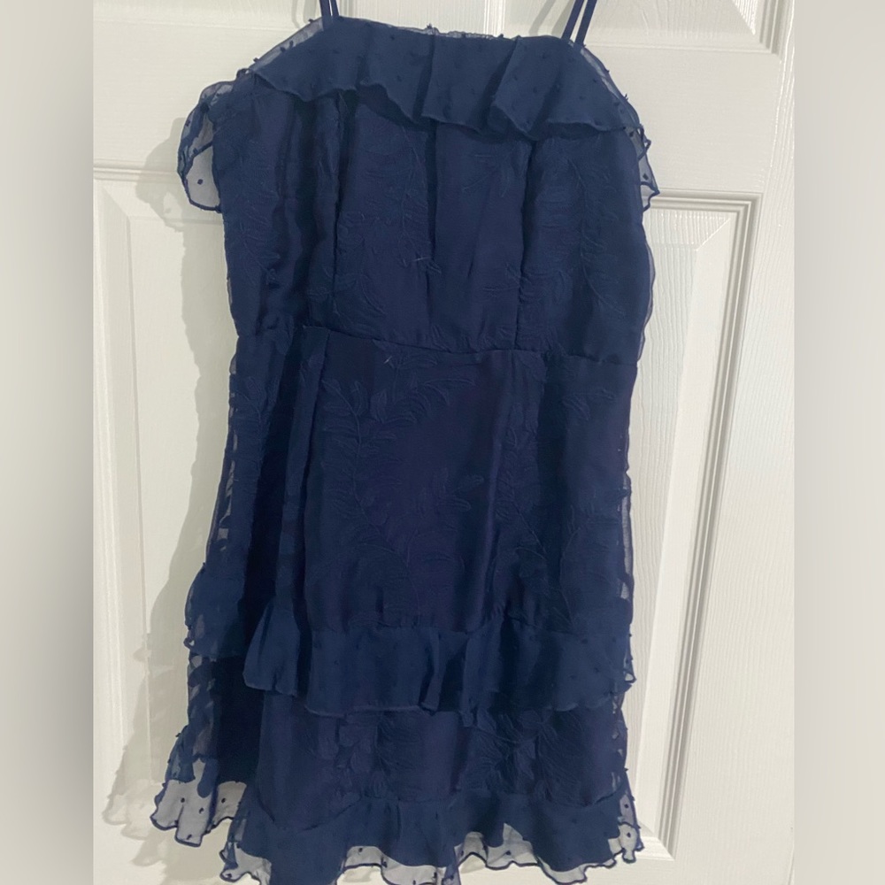 Navy mini dress